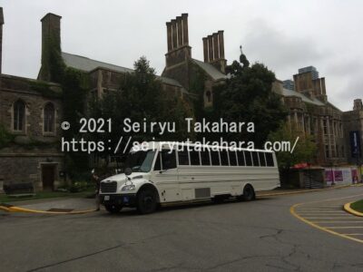 ミシサガキャンパス行きバス